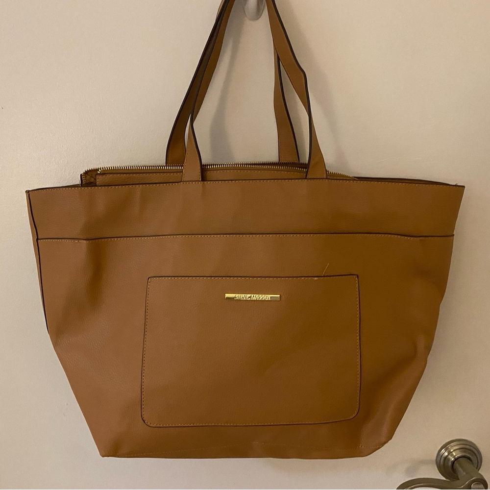 Steve Madden Brown Tote Bag